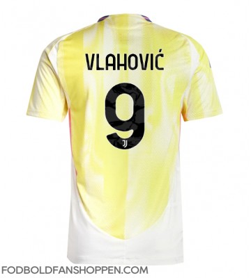 Juventus Dusan Vlahovic #9 Udebanetrøje 2024-25 Kortærmet